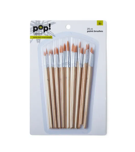 POP! Paint Brushes Craft 25ct