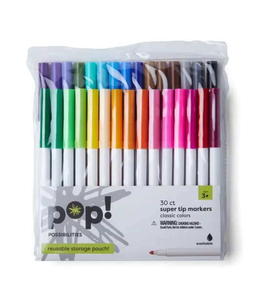 POP! Markers Supertip Double Ended 10ct