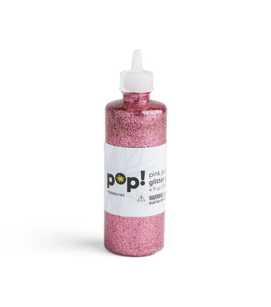 Pop! Glitter Glue 4oz - Opal - Kids Craft Basics - Kids