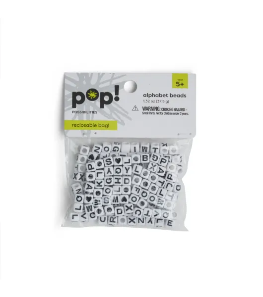 POP! Possibilities 4.41oz Assorted Alphabet Beads