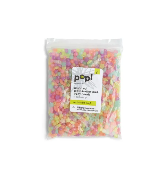 POP! Possibilities 9mm Heart Pony Beads in Value Pack by POP!