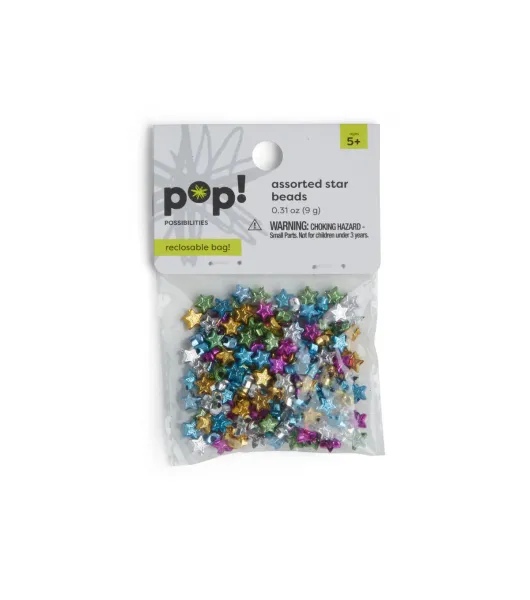 POP! Possibilities 9mm Heart Pony Beads in Value Pack by POP!