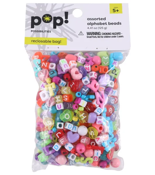 POP! Possibilities 5.29oz Assorted Alphabet Beads