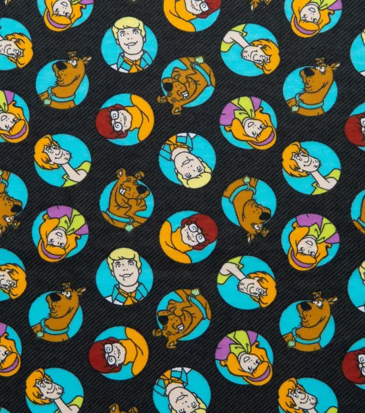 Scooby Doo Flannel Fabric Mystery Coins