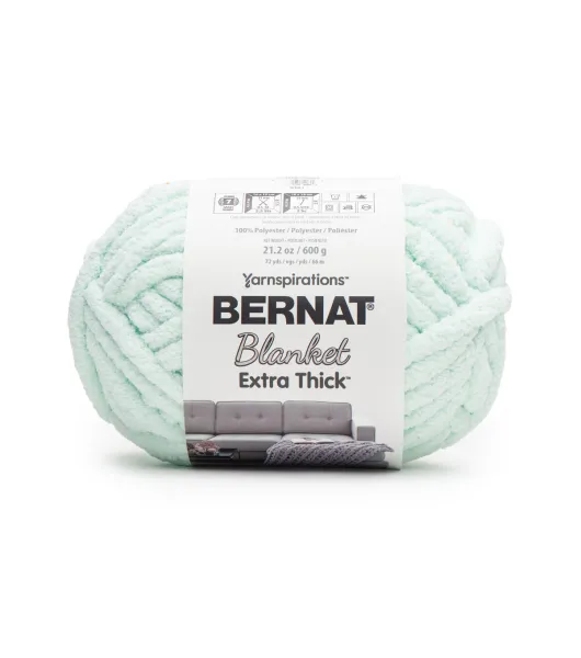 Bernat 8.8oz Super Bulky Polyester Plush Blanket Yarn