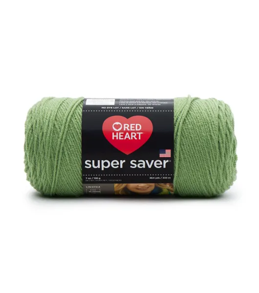 Red Heart With Love - Yarn, sage. Colour: multi-color