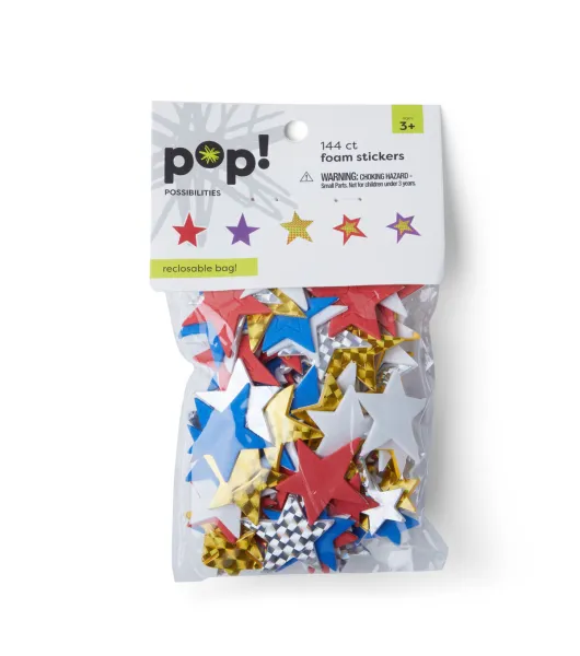 POP! Alpha Adhesive Foam Stickers