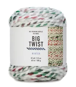 4.3oz Print Medium Weight Acrylic Value Worsted Yarn by Big Twist