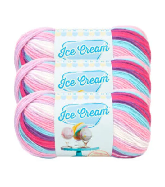 Lion Brand Ice Cream Yarn/100% Acrylic