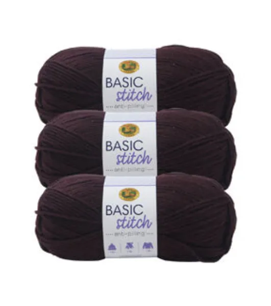 3 Pack Lion Brand® Basic Stitch Anti Pilling™ Yarn