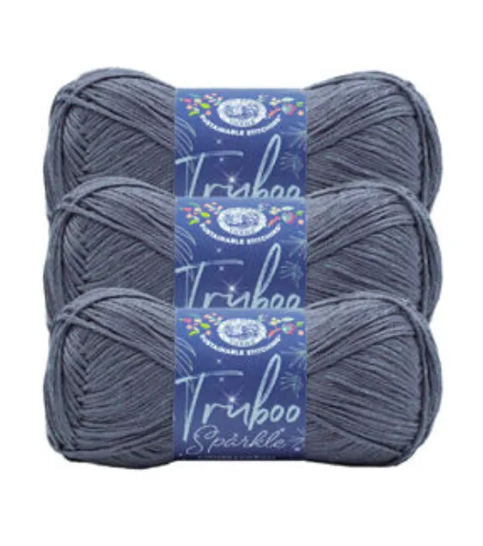 Lion Brand Truboo Yarn Silver