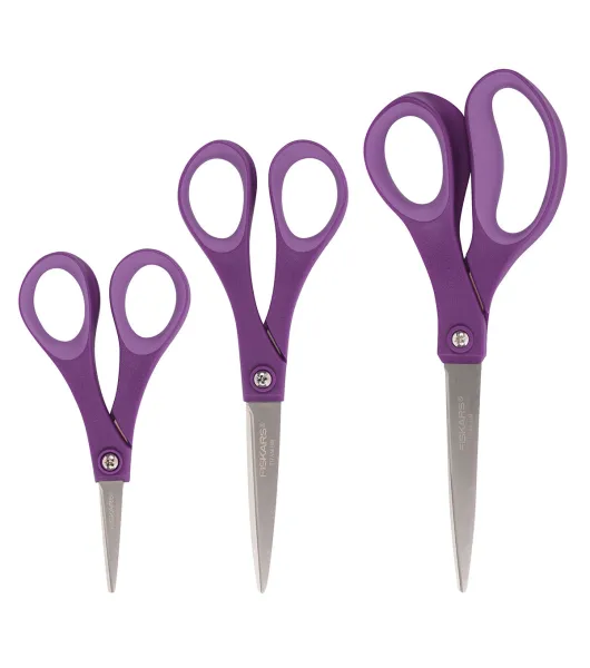 Everyday Titanium Scissors, SoftGrip Handles, 8 In.