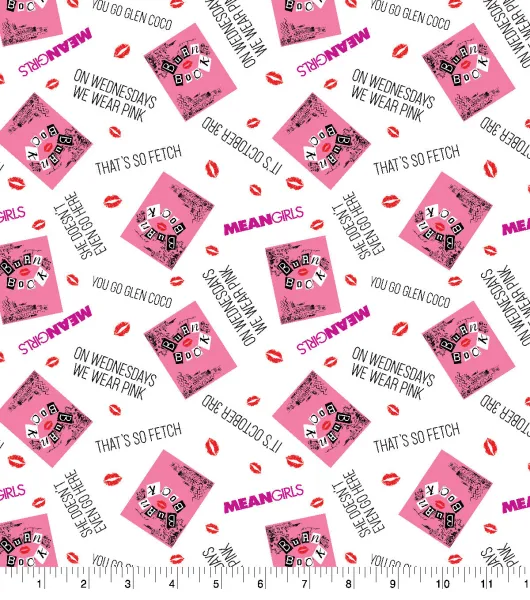 Mean Girls Burn Book Cotton Fabric by Joann