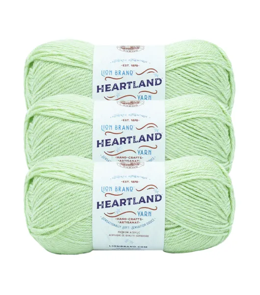 pack Of 3) Lion Brand Heartland Yarn-congaree : Target