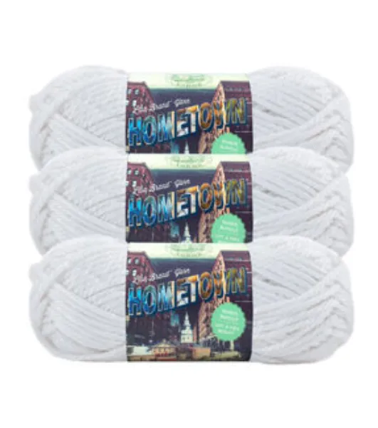 Lion Brand Hometown USA Yarn-Fayetteville Frost, Gray