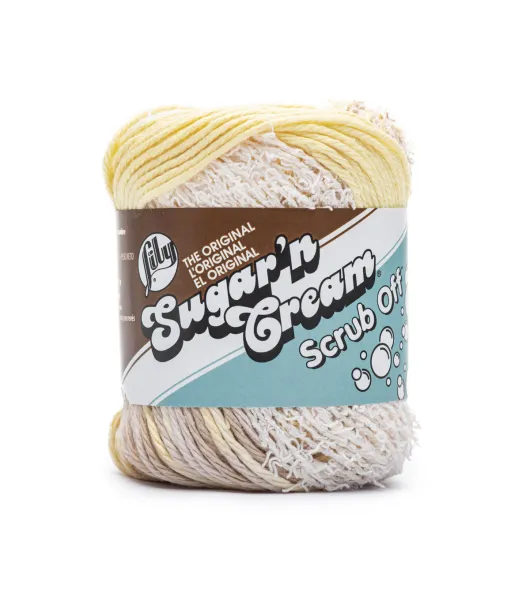 Lily Sugar'n Cream Scrub Off Yarn - Greens