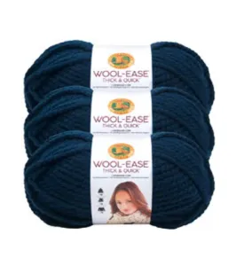 Lion Brand Super Bulky Wool Ease Thick & Quick Recycled Natural Yarn