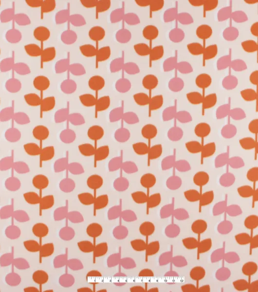 Ditsy Retro Floral Blizzard Fleece Fabric by Joann