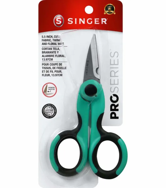 SINGER ProSeries 5.5” Craft Scissors with Power Notch and Comfort Grip by  Singer