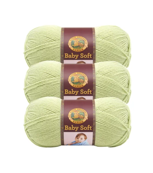 Lion Brand Baby Soft Yarn 3pk by Lion Brand