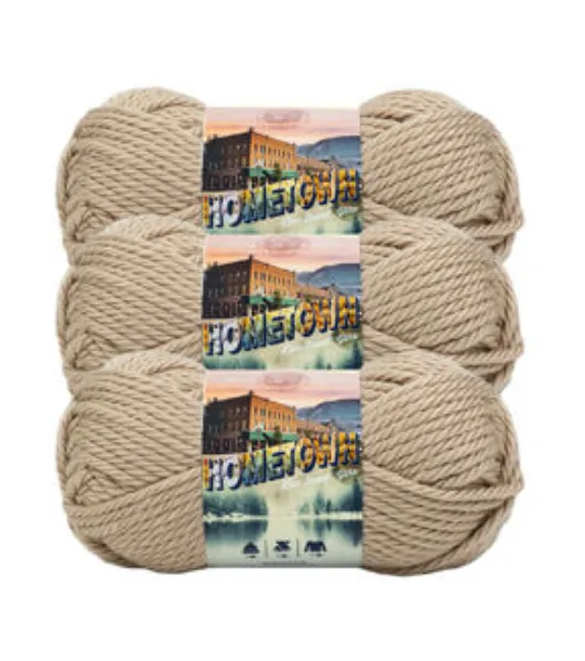 Pack of 3) Lion Brand Hometown Yarn-San Diego Navy