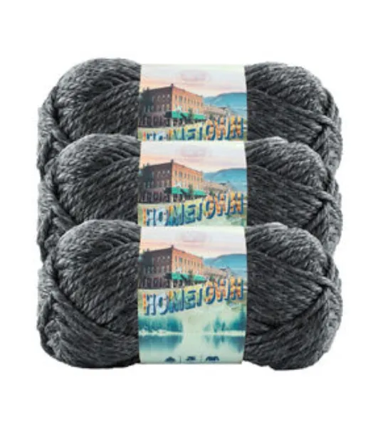 Lion Brand Hometown USA Dallas Grey Yarn