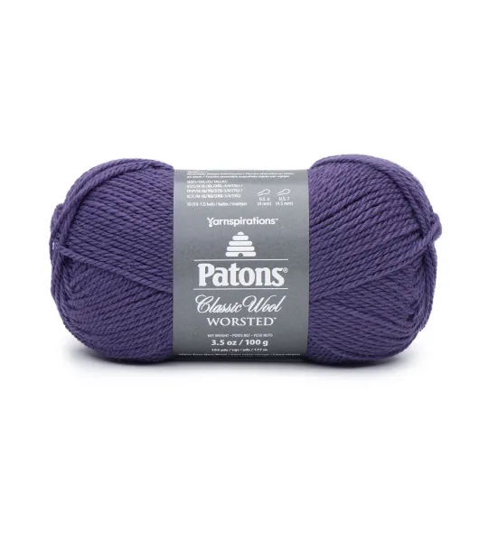 Patons Classic Wool Yarn Purple Night