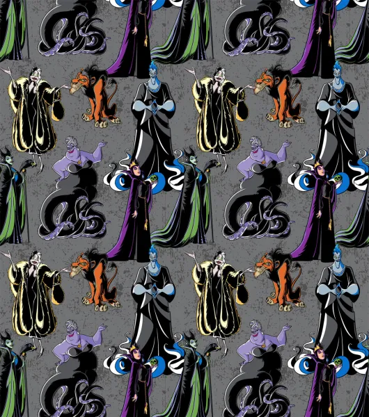 Disney Villains Cast Pack Cotton Fabric