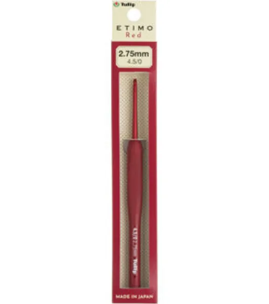 Tulip Etimo Red Crochet Hook W/ Cushion Grip-2.75mm by Tulip | Joann x  Ribblr