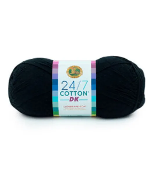 Lion Brand 24/7 Cotton Yarn-Navy 