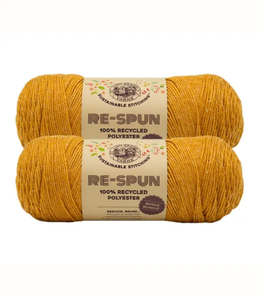 Lion Brand Re-Spun Bonus Bundle Yarn 2pk by Lion Brand | Joann x Ribblr