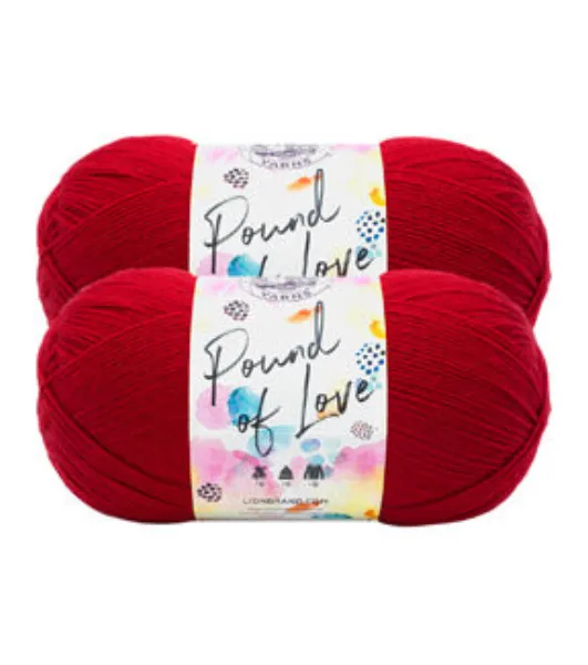 Lion brand pound of love appreciation post. my favorite yarn of