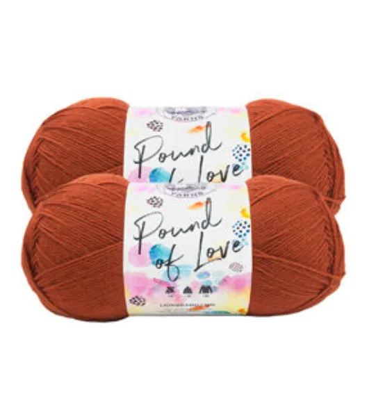 Lion Brand Pound Of Love Yarn 2 Bundle - Elephant Grey - Yahoo Shopping