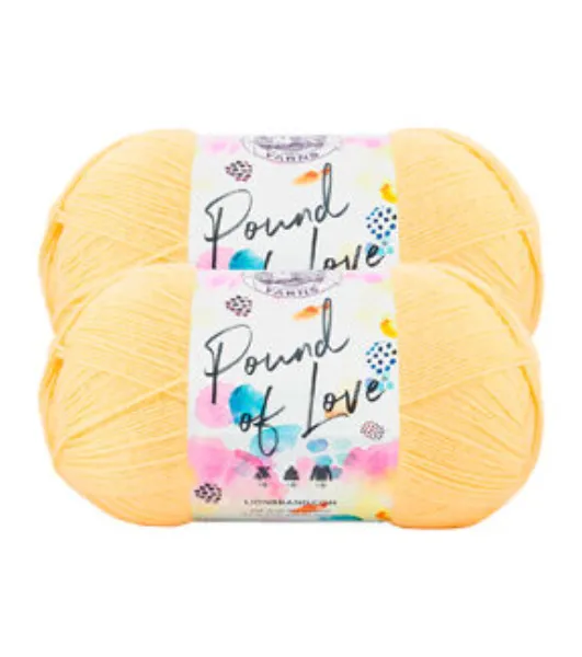 Lion Brand Pound Of Love Yarn 2 Bundle - Elephant Grey - Yahoo Shopping