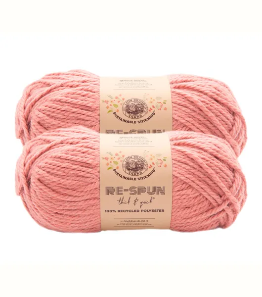 Lion Brand Re-Spun Thick & Quick Yarn 2pk by Lion Brand