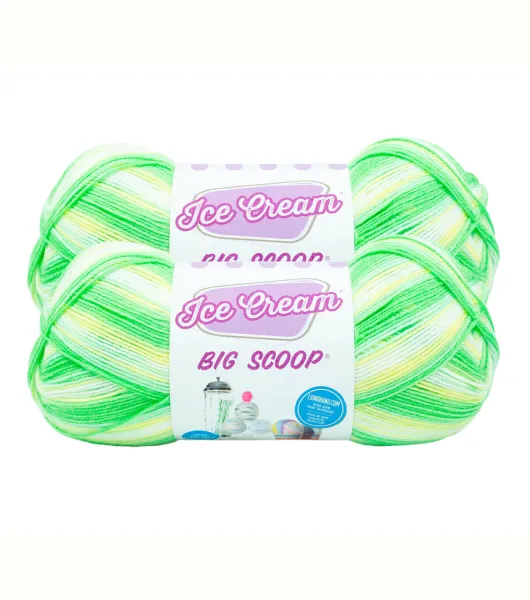 Lion Brand Ice Cream Big Scoop Yarn - Tutti Frutti