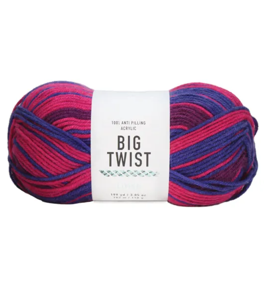 4oz Medium Weight Anti Pilling Acrylic 199yd Living Yarn by Big Twist by  Big Twist