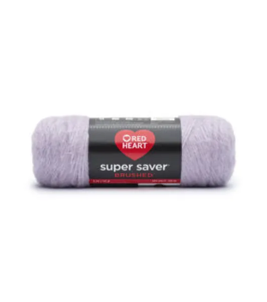 Red Heart Super Saver Brushed Yarn, Soft Brick