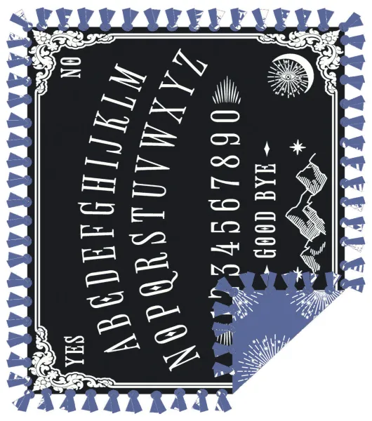 72 Wide Ouija Board No Sew Fleece Blanket by Joann Joann x Ribblr