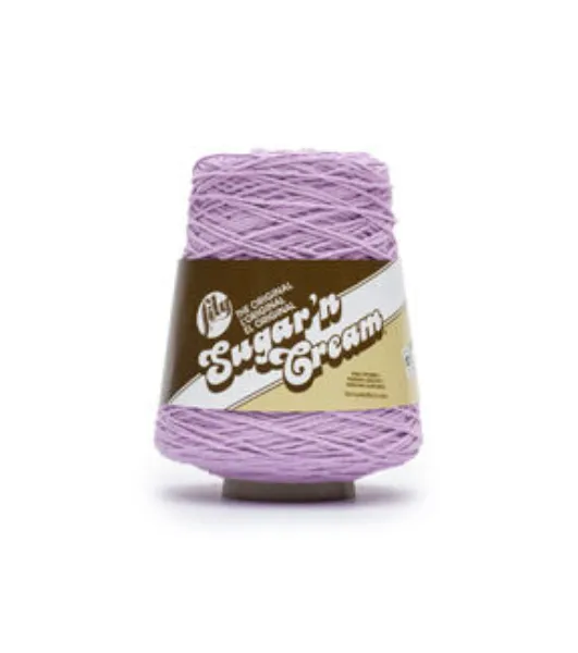 Lily Sugar'n Cream Yarn - Solids Super Size-Hot Pink