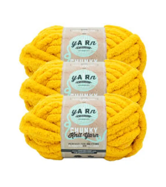 (3 Pack) Lion Brand Yarn AR Workshop Chunky Knit Yarn, Sangria