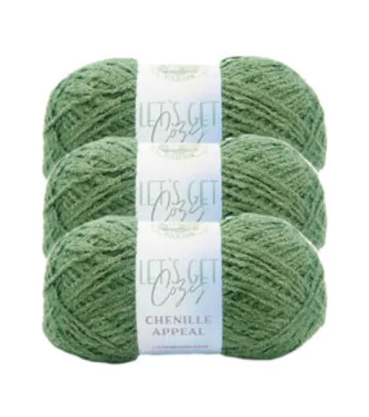 Lion Brand Chenille Appeal Yarn 3pk by Lion Brand