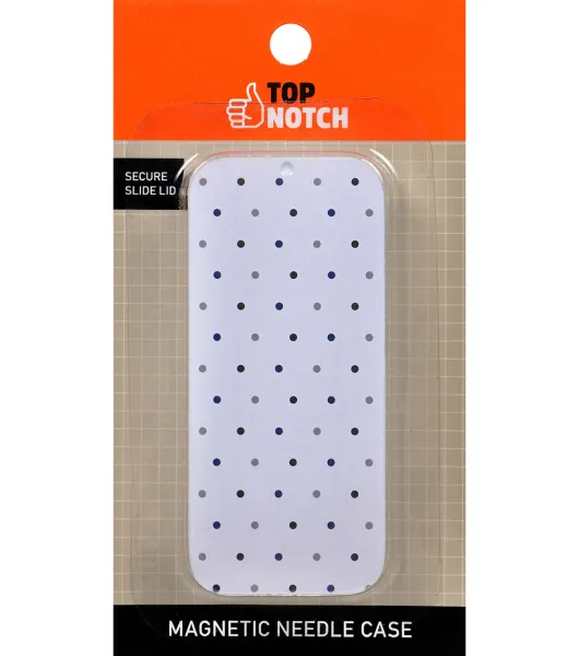 White Polka Dot Magnetic Needle Case by Top Notch by Top Notch | Joann x  Ribblr