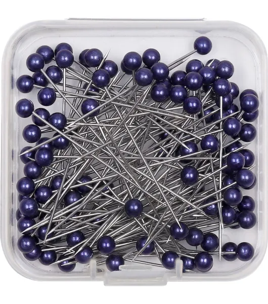 120ct Metallic Ball Head Straight Pins by Top Notch