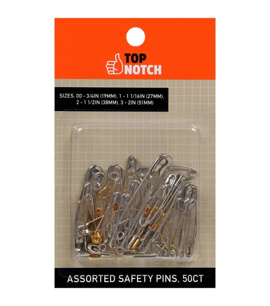 50ct Silver & Gold Safety Pins by Top Notch by Top Notch