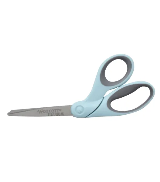 Westcott 8 Bent Black All Purpose Plus Scissor, 1 Each