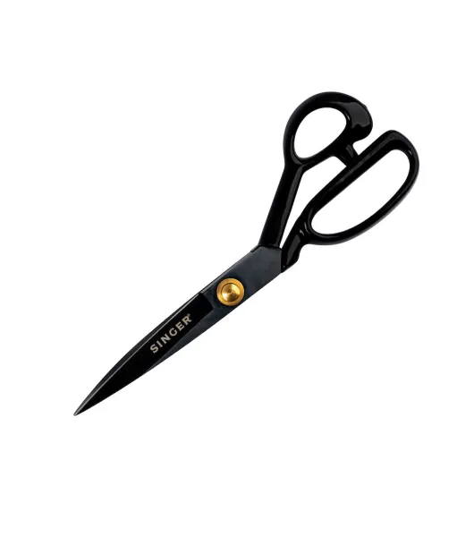 SINGER ProSeries 10” Forged Tailor Scissors, Black Oxidized Blades