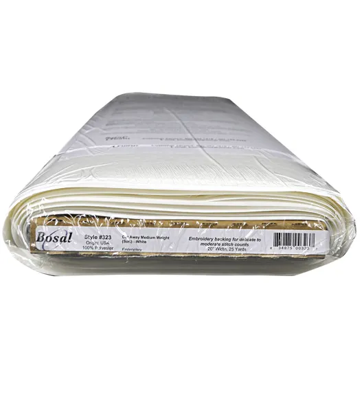 Bosal Cut Away Medium Weight Soft Embroidery Stabilizer 20'' x 25Yds by  Bosal