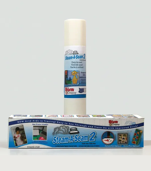 The Warm Company Steam-A-Seam 2 Double Stick Fusible Web- 24” X 25