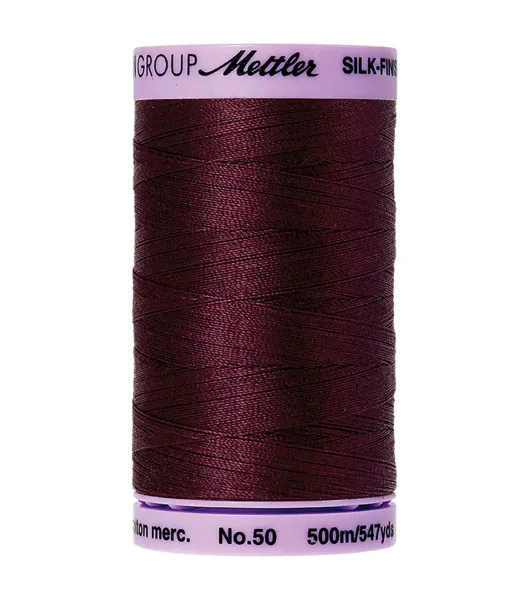 Mettler Silk Finish Cotton Thread 50wt 547yd Antique White